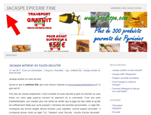 Tablet Screenshot of blogfr.jacaspeproduitsduterroir.fr